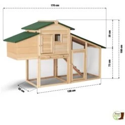 Poulailler Bois Avec Pondoir -Trixie || Flamingo Soldes Magasin 4629288 3