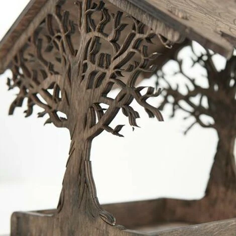 Mangeoires Pour Oiseaux Sauvages Mangeoire Oiseaux Exterieur En Bois Maison Oiseaux Exterieur Jardin Mangeoire à Oiseaux Suspendue Nichoir Oiseaux Exterieur Cabane Oiseaux En Bois Bird Feeder Guazhuni 2 Mangeoires Pour Oiseaux Sauvages Mangeoire Oiseaux Exterieur En Bois Maison Oiseaux Exterieur Jardin Mangeoire à Oiseaux Suspendue Nichoir Oiseaux Exterieur Cabane Oiseaux En Bois Bird Feeder Guazhuni – Image 2