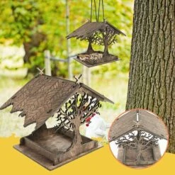 Mangeoires Pour Oiseaux Sauvages Mangeoire Oiseaux Exterieur En Bois Maison Oiseaux Exterieur Jardin Mangeoire à Oiseaux Suspendue Nichoir Oiseaux Exterieur Cabane Oiseaux En Bois Bird Feeder Guazhuni 8 Mangeoires Pour Oiseaux Sauvages Mangeoire Oiseaux Exterieur En Bois Maison Oiseaux Exterieur Jardin Mangeoire à Oiseaux Suspendue Nichoir Oiseaux Exterieur Cabane Oiseaux En Bois Bird Feeder Guazhuni -Trixie || Flamingo Soldes Magasin 47882202 4
