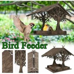 Mangeoires Pour Oiseaux Sauvages Mangeoire Oiseaux Exterieur En Bois Maison Oiseaux Exterieur Jardin Mangeoire à Oiseaux Suspendue Nichoir Oiseaux Exterieur Cabane Oiseaux En Bois Bird Feeder Guazhuni 9 Mangeoires Pour Oiseaux Sauvages Mangeoire Oiseaux Exterieur En Bois Maison Oiseaux Exterieur Jardin Mangeoire à Oiseaux Suspendue Nichoir Oiseaux Exterieur Cabane Oiseaux En Bois Bird Feeder Guazhuni -Trixie || Flamingo Soldes Magasin 47882202 5