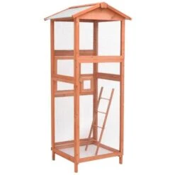 Cage à Oiseaux 68x62x166 Cm Bois De Sapin Massif VidaXL -Trixie || Flamingo Soldes Magasin 48882895 3