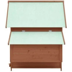 Poulailler Moka Et Blanc 152x96x110 Cm Bois De Sapin Massif VidaXL 8 Poulailler Moka Et Blanc 152x96x110 Cm Bois De Sapin Massif VidaXL -Trixie || Flamingo Soldes Magasin 49609485 4