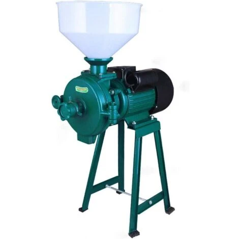 Broyeur à Céréales électrique 1500 W 220 V, Moulin D'alimentation électrique Broyeur à Céréales Sèches Fraiseuse à Riz à Grain De Maïs 1400r / Min 1 Broyeur à Céréales électrique 1500 W 220 V, Moulin D'alimentation électrique Broyeur à Céréales Sèches Fraiseuse à Riz à Grain De Maïs 1400r / Min