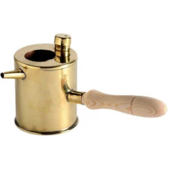 Burette à Cire En Laiton Double Paroi