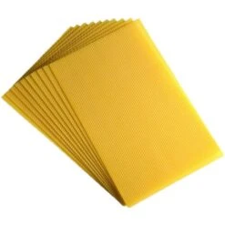 10 Feuilles De Cire D'abeille Gaufrées Dadant Corps Sélection