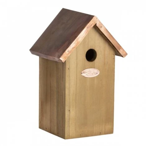 Nichoir Pour Mésange Bleue En Bois Et Cuivre - 13,8 X 16,7 X 25,8 Cm - Marron - Livraison Gratuite 4 Nichoir Pour Mésange Bleue En Bois Et Cuivre - 13,8 X 16,7 X 25,8 Cm - Marron - Livraison Gratuite – Image 4