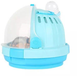 Sac De Transport Pour Hamster - Cage De Voyage Avec Bouteille D'eau Pour Petits Animaux Macaron