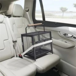 Yaheetech Cage à Oiseaux Avec Jouets Poignée Cage Pour Petit Oiseau Noir 48,5 X 47,5 X 39cm 8 Yaheetech Cage à Oiseaux Avec Jouets Poignée Cage Pour Petit Oiseau Noir 48,5 X 47,5 X 39cm -Trixie || Flamingo Soldes Magasin 51284232 4