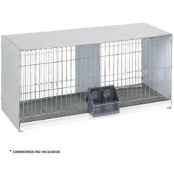 Cage à Pigeons En Tôle Galvanisée 2 Départements