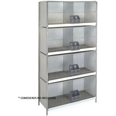 Cage à Pigeons En Tôle Galvanisée 8 Départements Avec Pattes 1 Cage à Pigeons En Tôle Galvanisée 8 Départements Avec Pattes