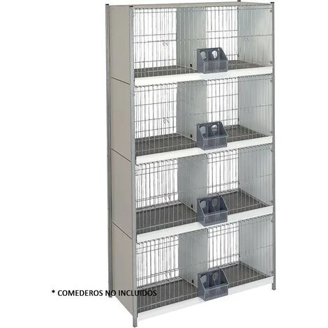 Cage à Pigeons En Tôle Galvanisée 8 Départements Avec Pattes 2 Cage à Pigeons En Tôle Galvanisée 8 Départements Avec Pattes – Image 2