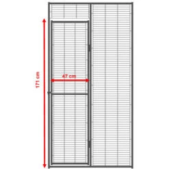 Volière De Jardin Pour Perroquets De 2m² IMOR® 053.005 9 Volière De Jardin Pour Perroquets De 2m² IMOR® 053.005 -Trixie || Flamingo Soldes Magasin 51341459 5