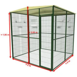 Volière Du Jardin Pour Petits Oiseaux IMOR® Du 4m Avec Porte. 054.010 -Trixie || Flamingo Soldes Magasin 51341465 3