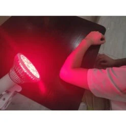 Lampe Infrarouge Chauffante, 54W 18LED Thérapie Infrarouge Pour Thermothérapie, Lampe à Infrarouge 660nm Rouge Et 850nm Près De Combo Infrarouge, Pour Peau,Muscle,et Soulagement De Douleur -Trixie || Flamingo Soldes Magasin 51454183 4