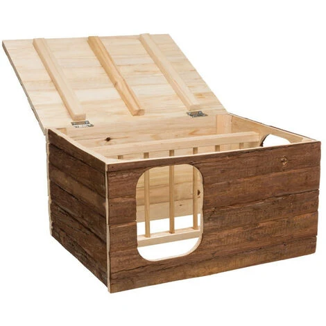 Maison Hilke Avec Râtelier à Foin Intégré Pour Lapin, Cochon D'inde - Animallparadise 3 Maison Hilke Avec Râtelier à Foin Intégré Pour Lapin, Cochon D'inde - Animallparadise – Image 3