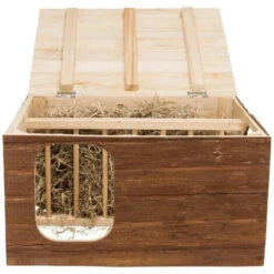 Maison Hilke Avec Râtelier à Foin Intégré Pour Lapin, Cochon D'inde - Animallparadise 9 Maison Hilke Avec Râtelier à Foin Intégré Pour Lapin, Cochon D'inde - Animallparadise -Trixie || Flamingo Soldes Magasin 51740108 5