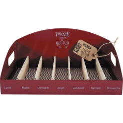 Range œufs En Métal Grenat 34.5 X 26 X 14.5 Cm Basse Cour - Animallparadise