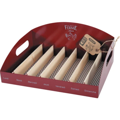 Range œufs En Métal Grenat 34.5 X 26 X 14.5 Cm Basse Cour - Animallparadise 2 Range œufs En Métal Grenat 34.5 X 26 X 14.5 Cm Basse Cour - Animallparadise – Image 2