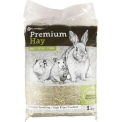 Foin De Pré Premium Nature 1 Kg Soit 30 Litres Pour Rongeur - Flamingo Pet Products