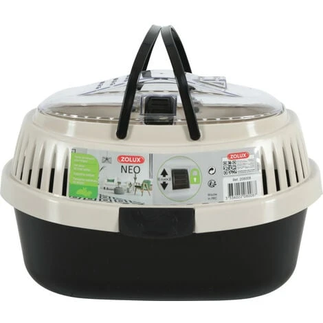 Panier De Transport NEO Noir 25 X 33 X Hauteur 22 Cm Pour Rongeur - Zolux 1 Panier De Transport NEO Noir 25 X 33 X Hauteur 22 Cm Pour Rongeur - Zolux