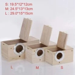 ELLE Grand Nid De Perruche, Terrarium Nichoir En Bois 24,5 13 13 Cm 9 ELLE Grand Nid De Perruche, Terrarium Nichoir En Bois 24,5 13 13 Cm -Trixie || Flamingo Soldes Magasin 52055529 5