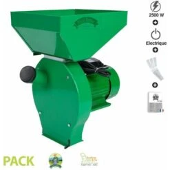 Moulin à Céréales électrique Puissance 2500W Fermier GF-0758