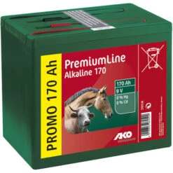 Pile Sèche Alcaline Pour électrificateur, 9V / 170 Ah AKO