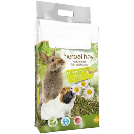 Nourriture Foin De Fleurs Camomille 500 G Pour Rongeurs - Animallparadise 2 Nourriture Foin De Fleurs Camomille 500 G Pour Rongeurs - Animallparadise – Image 2