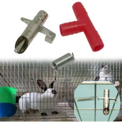 20 Pièce Abreuvoir Automatique De Lapin En Laiton Épais Système D'Abreuvement Pour Porcs, Animaux De Compagnie Et Volaille Animal De Ferme,Starlight
