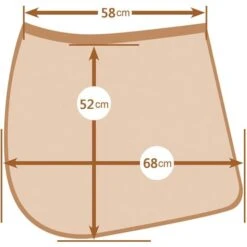 Tapis De Selle Polyvalent Laguna Rouge Complet 328642 Kerbl -Trixie || Flamingo Soldes Magasin 5454383 3