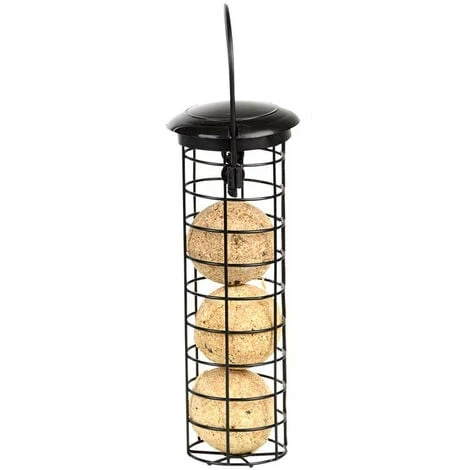 Distributeur Boules De Graisse 28 Cm. Noir. Marque : Esschert Design. Réf. : FB466 2 Distributeur Boules De Graisse 28 Cm. Noir. Marque : Esschert Design. Réf. : FB466 – Image 2