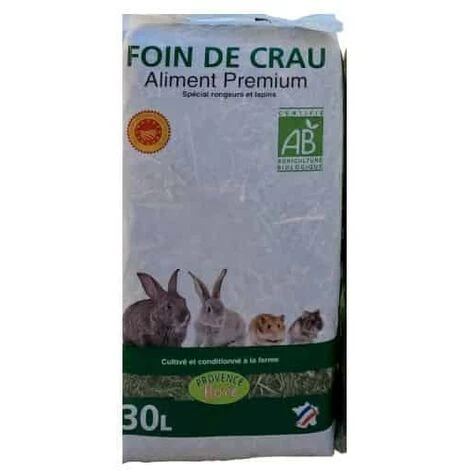 Foin De Crau Aop Biologique 30l Pour Rongeurs 1 Foin De Crau Aop Biologique 30l Pour Rongeurs