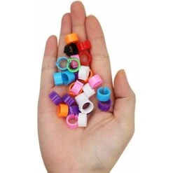 Couleurs Mélangées Bague Pour Pied D’oiseaux Bague Plastique Pour Pigeon Poussin Bantam Petit Volaille 100 Pcs LO-Ron 7 Couleurs Mélangées Bague Pour Pied D’oiseaux Bague Plastique Pour Pigeon Poussin Bantam Petit Volaille 100 Pcs LO-Ron -Trixie || Flamingo Soldes Magasin 57779706 3