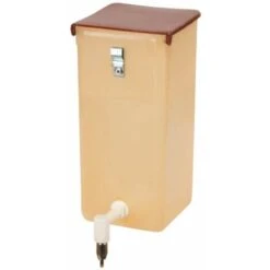 KERBL Abreuvoir Pipette à Lapin 1L Remplissage Sans Décrochage Grille Niveau Controlable Avec Valve Et Clé