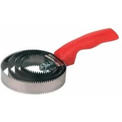 étrille Américaine Cheval Spirale Brosse Dentelure Fine Recto Verso Chevaux Pansage équitation Encolure Croupe Dos Robe Boue