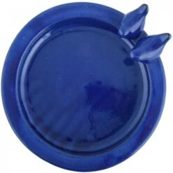 Bain Oiseau Sur Pied Céramique Bleu Pétrole - D 42 X H 47 Cm - Terre Cuite - Livraison Gratuite -Trixie || Flamingo Soldes Magasin 60278748 3