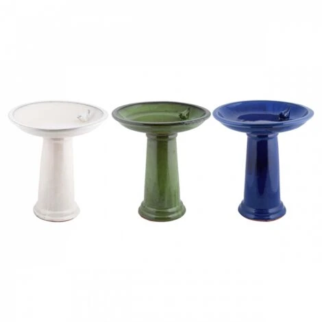 Bain Oiseau Sur Pied Céramique Vert - D 42 X H 47 Cm - Terre Cuite - Livraison Gratuite 5 Bain Oiseau Sur Pied Céramique Vert - D 42 X H 47 Cm - Terre Cuite - Livraison Gratuite – Image 5