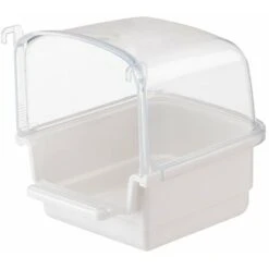 Ferplast RIO 1 Bain Pour Canaris, Petits Oiseaux Et Oiseaux Exotiques. Variante RIO 1 - Mesures: 14 X 12 X H 13 Cm - Coloris Assortis