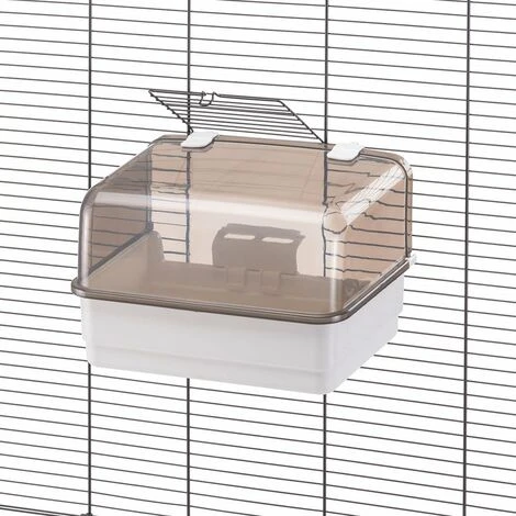 Ferplast RIO 10 Bain Pour Oiseaux, Perruches Et Calopsittes. Variante RIO 10 - Mesures: 18 X 26 X H 17 Cm - 4 Ferplast RIO 10 Bain Pour Oiseaux, Perruches Et Calopsittes. Variante RIO 10 - Mesures: 18 X 26 X H 17 Cm - – Image 4