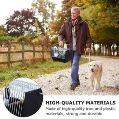 Ensoleillé 1 PC Bird Travel Cage Portable Cage Portable Pour Cockatiel Pivoine Mannikin Budgerigar Conure