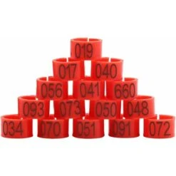 Anneaux Pour Pattes D’oiseaux Avec Numéro 001–100 De 8 Mm De Diamètre - Pour Pigeons, Poussins, Perroquets, Canards (Rouge),Fonepro 7 Anneaux Pour Pattes D’oiseaux Avec Numéro 001–100 De 8 Mm De Diamètre - Pour Pigeons, Poussins, Perroquets, Canards (Rouge),Fonepro -Trixie || Flamingo Soldes Magasin 62032049 3