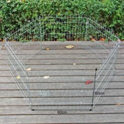 Parc Pour Chiens Enclos Pour Chiots 6 Pièces 60x60 Cm Par élément Cage Pour Animaux Domestiques -Trixie || Flamingo Soldes Magasin 6273252 4