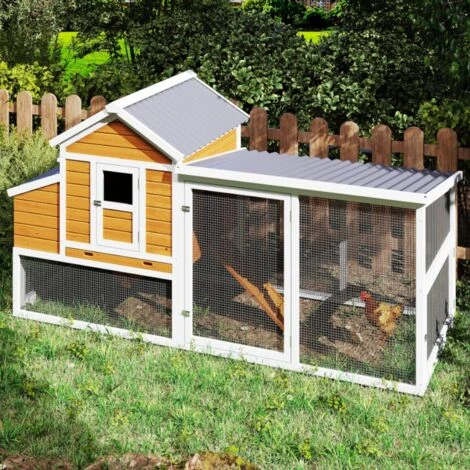 Poulailler Toit Renforcé M Toit Plastique 6 À 8 Poules 2 Poulailler Toit Renforcé M Toit Plastique 6 À 8 Poules – Image 2