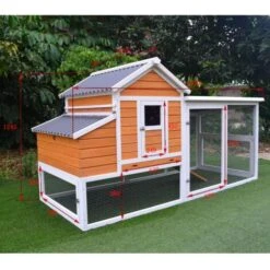 Poulailler Toit Renforcé M Toit Plastique 6 À 8 Poules 8 Poulailler Toit Renforcé M Toit Plastique 6 À 8 Poules -Trixie || Flamingo Soldes Magasin 6350886 4