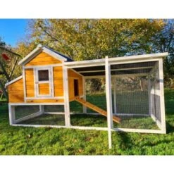 Poulailler Toit Renforcé M Toit Plastique 6 À 8 Poules 9 Poulailler Toit Renforcé M Toit Plastique 6 À 8 Poules -Trixie || Flamingo Soldes Magasin 6350886 5