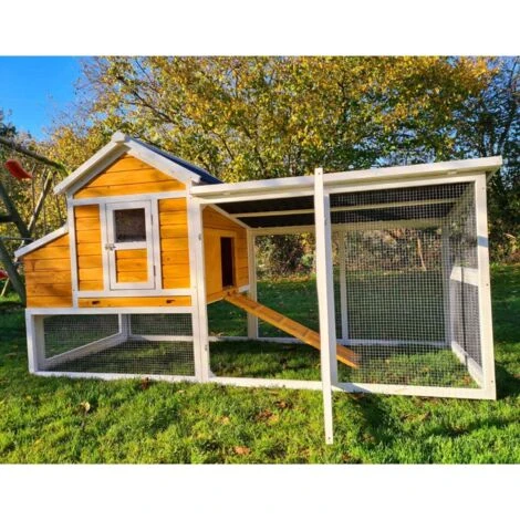 Poulailler Toit Renforcé M Toit Plastique 6 À 8 Poules 5 Poulailler Toit Renforcé M Toit Plastique 6 À 8 Poules – Image 5