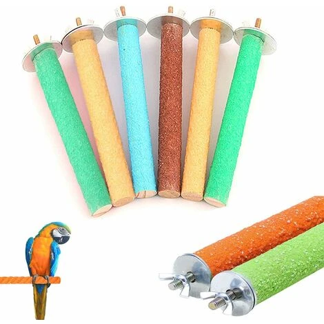 Perchoir Perroquet, 8 Pcs Oiseaux Perche Perroquet Stand Jouet Jouets Oiseaux Perchoir D'Oiseau Debout Support Pour Petits Animaux,-VEBTles 4 Perchoir Perroquet, 8 Pcs Oiseaux Perche Perroquet Stand Jouet Jouets Oiseaux Perchoir D'Oiseau Debout Support Pour Petits Animaux,-VEBTles – Image 4