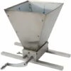 Moulin à Céréales En Aluminium - Moulin à Malt - Moulin à Grains De Maïs - Moulin à Grains En Acier Inoxydable Argenté - 3,6 Kg/min - Avec 2 Tiges En Aluminium