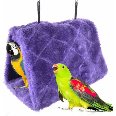 Perroquet Nid D'Oiseau Animal Nid D'hiver Hiver Chaud Hamac Cabane Pendaison De Peluche Suspendu Cage Pour Parrot Perruche Calopsitte Amazones Cacatoès Canari Cage Jouet (25x15x18cm,Violet) 56Vingt 1 Perroquet Nid D'Oiseau Animal Nid D'hiver Hiver Chaud Hamac Cabane Pendaison De Peluche Suspendu Cage Pour Parrot Perruche Calopsitte Amazones Cacatoès Canari Cage Jouet (25x15x18cm,Violet) 56Vingt