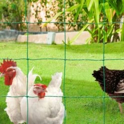 Kit Complet Clôture électrifiable + électrificateur Filet à Poules 24 M + Porte 9 Piquets Double Pointe -Trixie || Flamingo Soldes Magasin 65388494 5